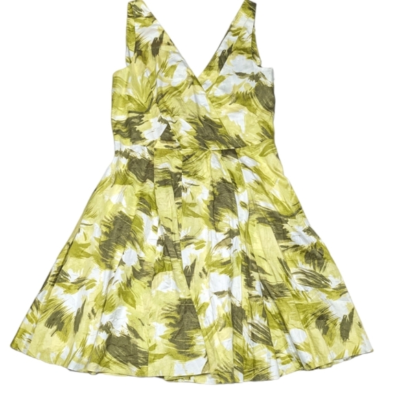 Ann Taylor Dresses & Skirts - Elegant Yellow and Green Women's Dress
